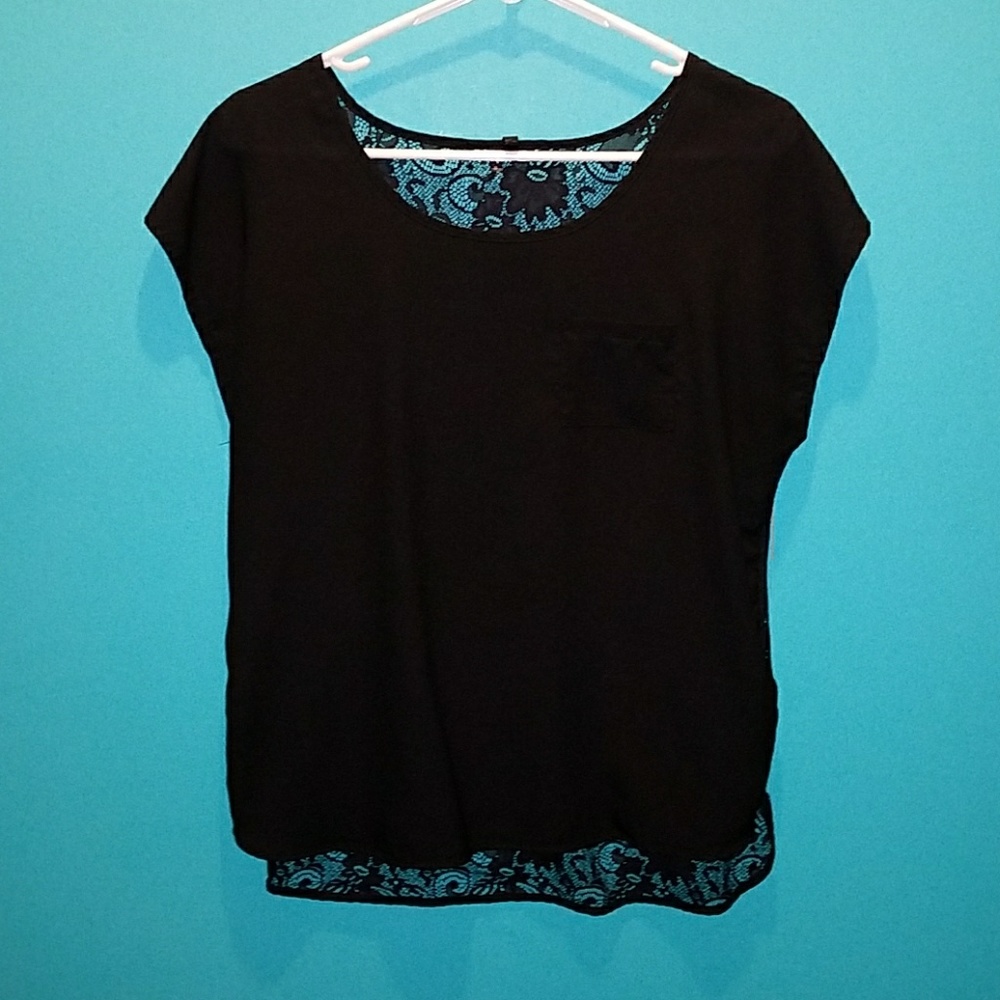 Silk lace top
